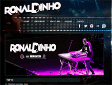 Tablet Screenshot of djronaldinho.com